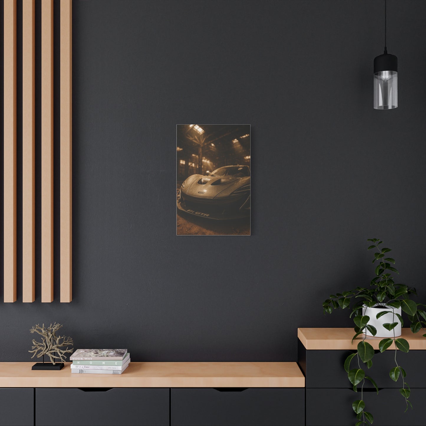 Canvas Print - McLaren 720s Stored Away in a Barn