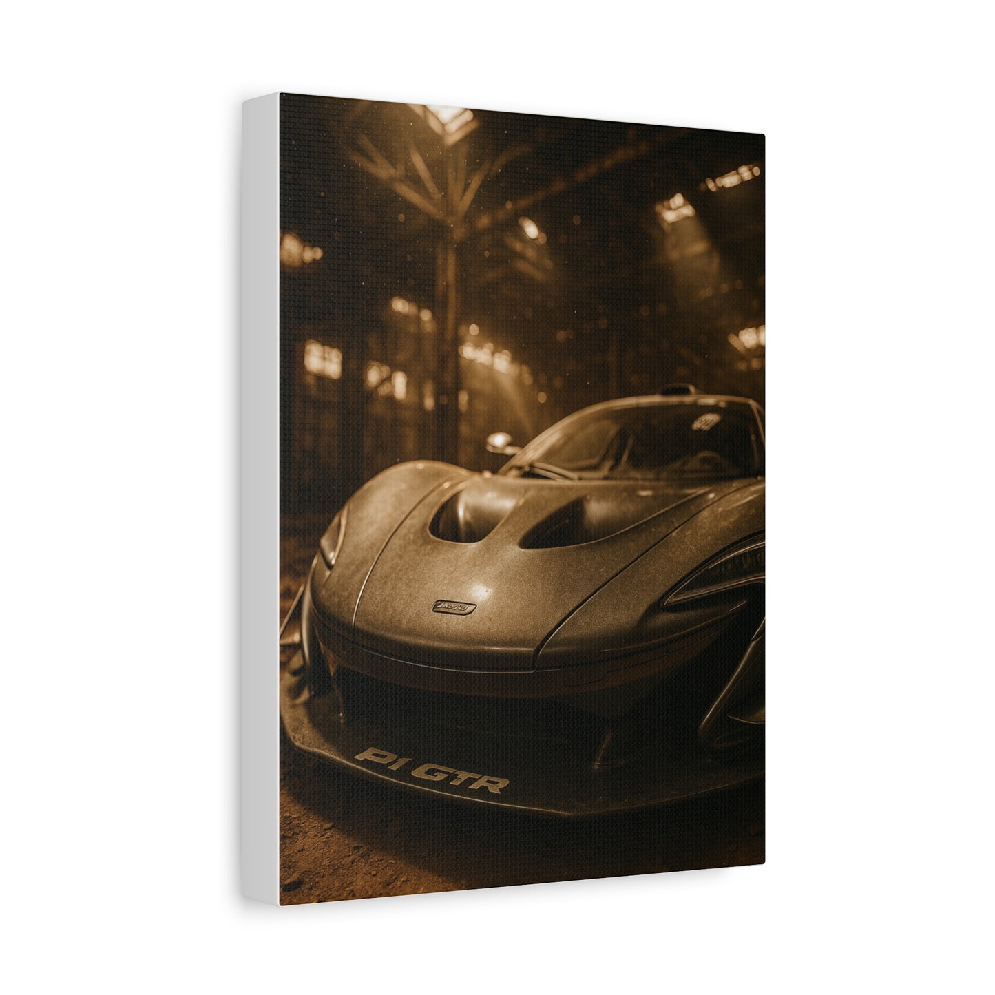 Canvas Print - McLaren 720s Stored Away in a Barn