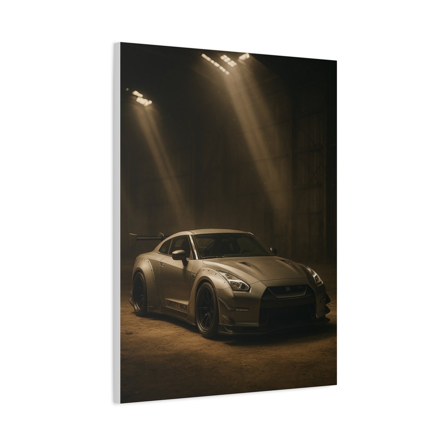 Canvas Print - Nissan GT-R R35 NISMO in a Dusty Barn