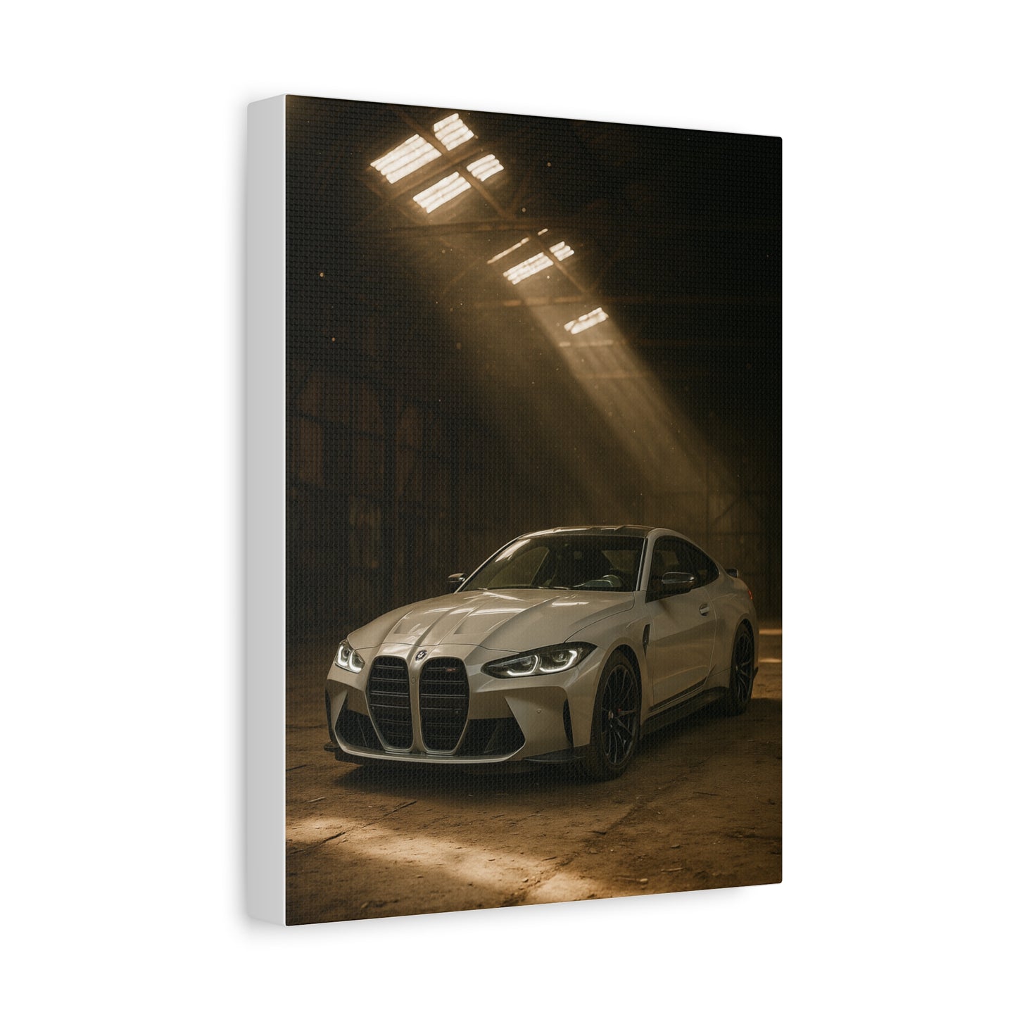 Canvas Print - BMW Stored Away in a Barn