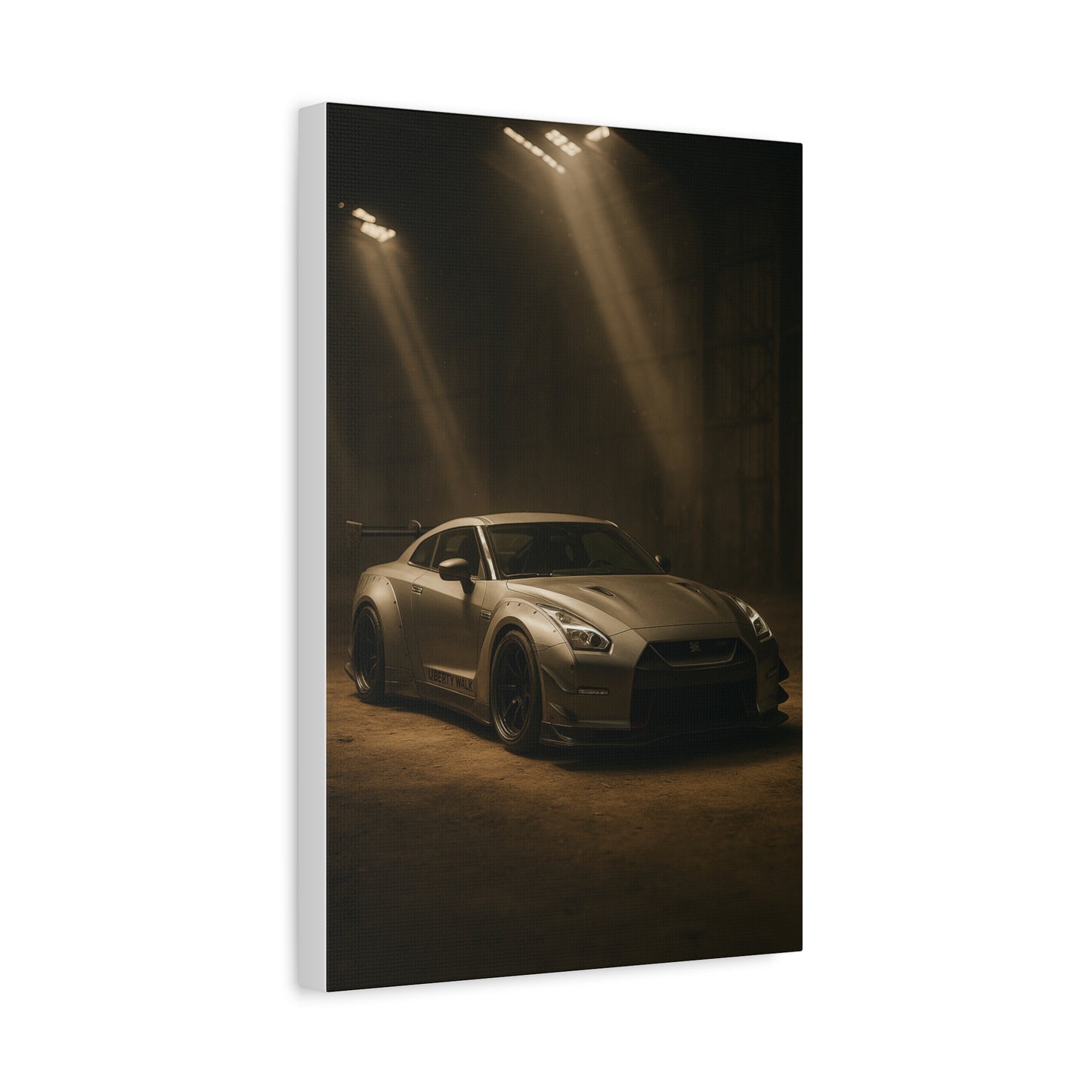Canvas Print - Nissan GT-R R35 NISMO in a Dusty Barn