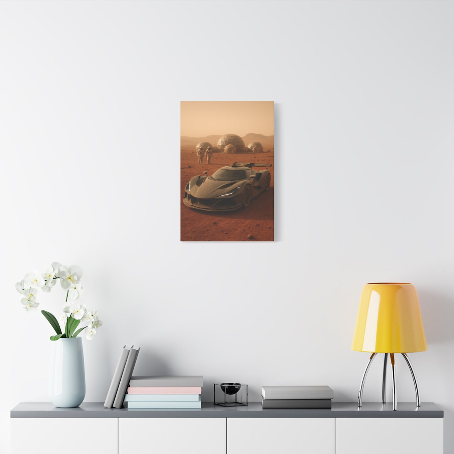 Canvas Wall Art - Apollo IE Mars Compound Scene
