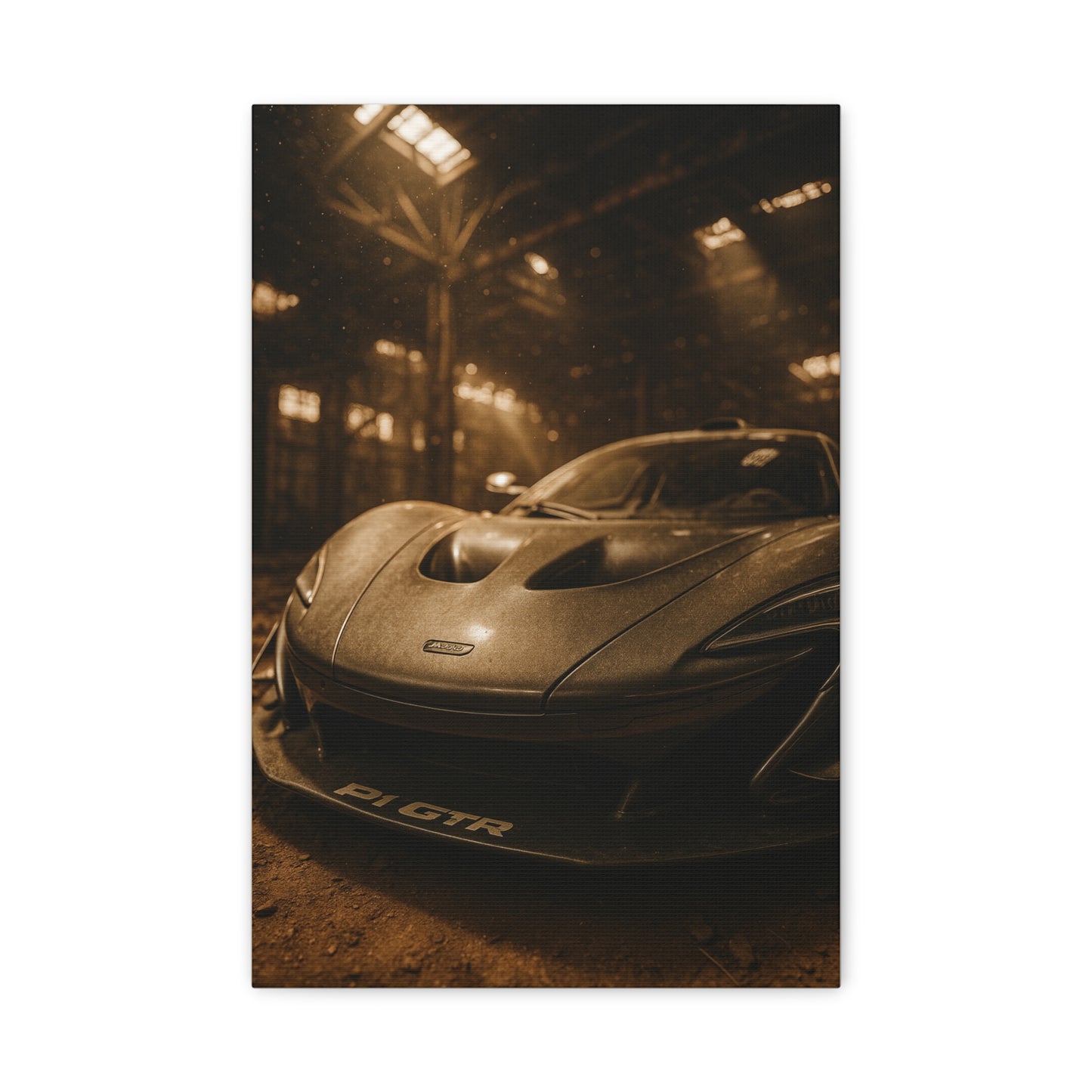 Canvas Print - McLaren 720s Stored Away in a Barn