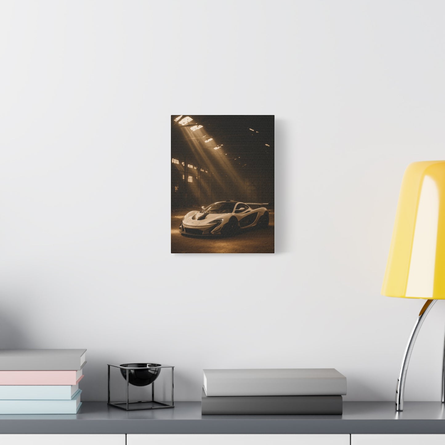 Canvas Print - McLaren 720s Stored Away in a Barn