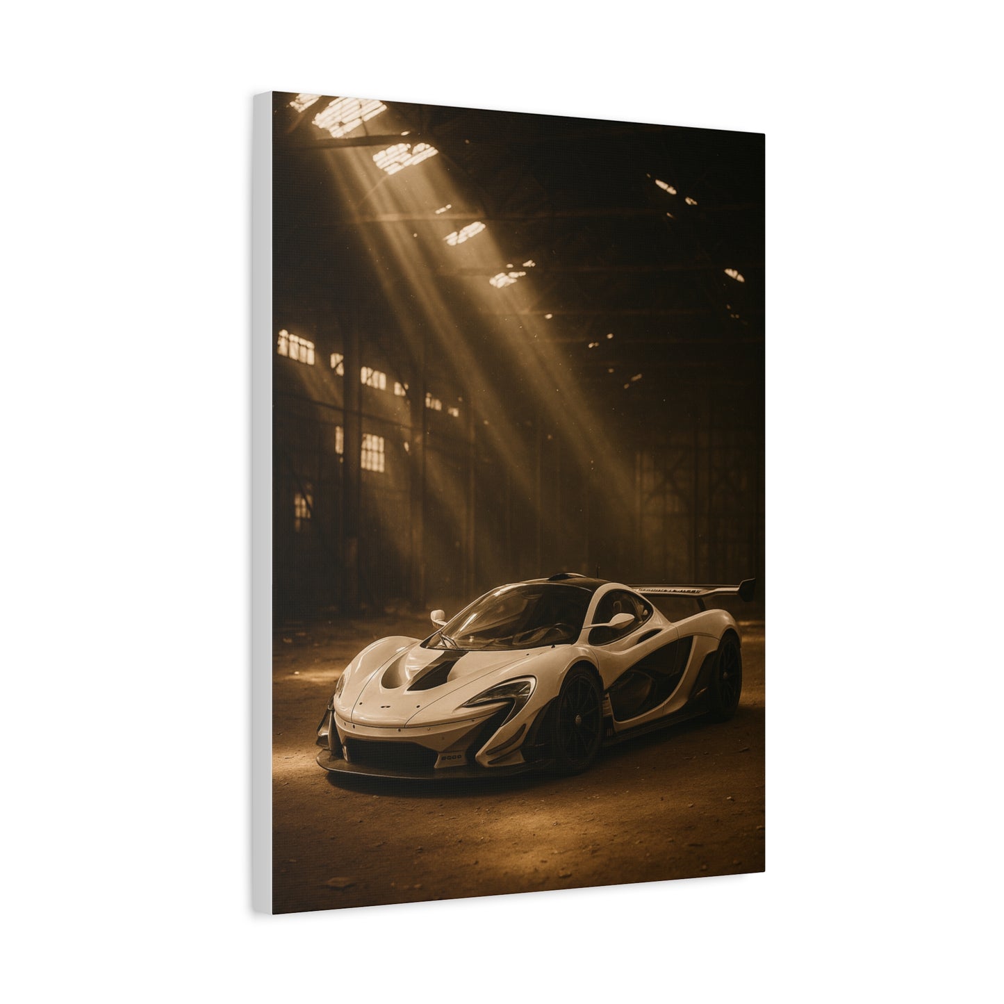 Canvas Print - McLaren 720s Stored Away in a Barn