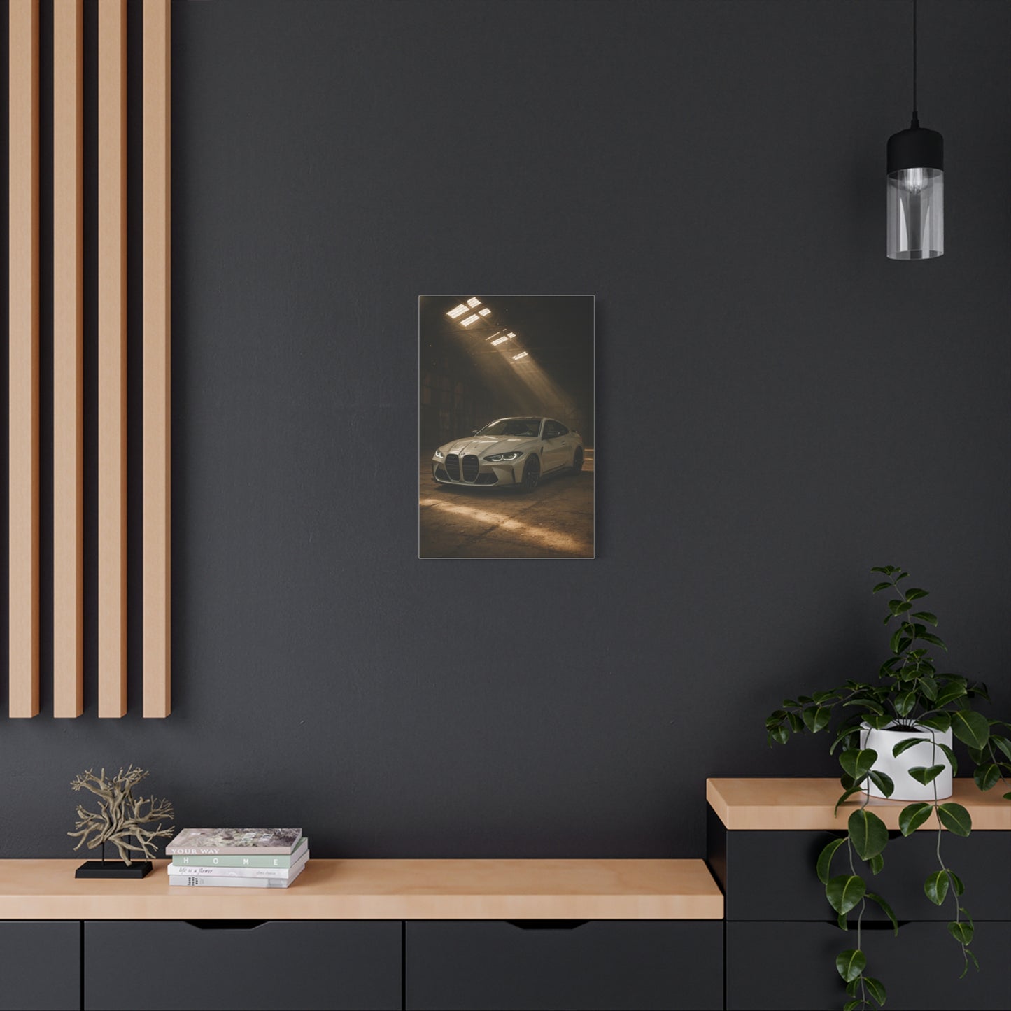 Canvas Print - BMW Stored Away in a Barn