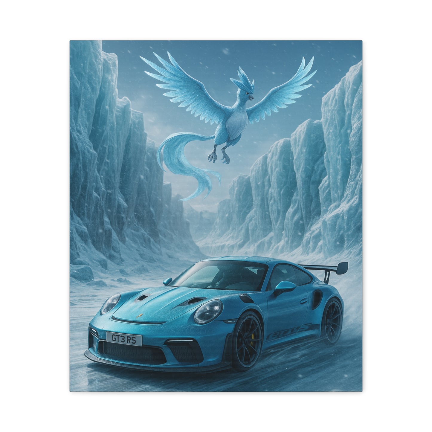 Canvas Print - Porsche on Ice Realm