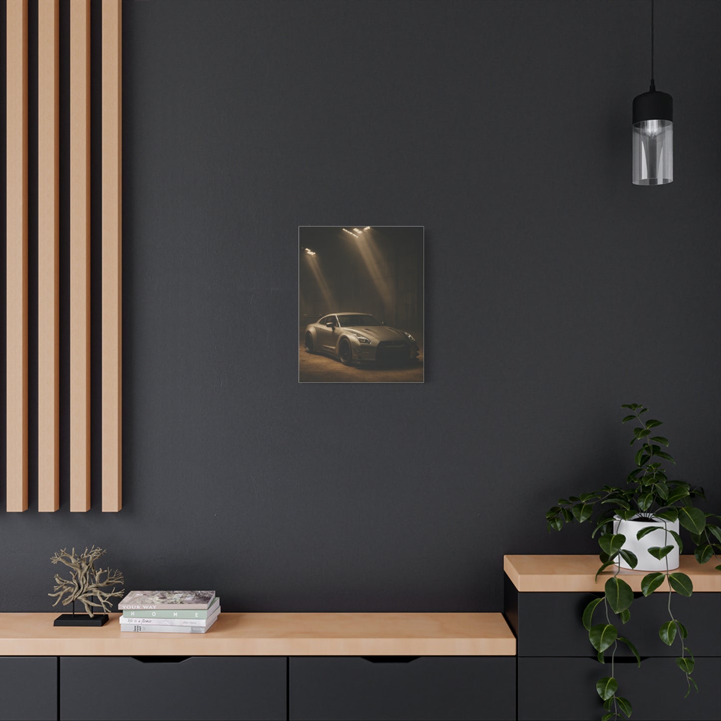 Canvas Print - Nissan GT-R R35 NISMO in a Dusty Barn