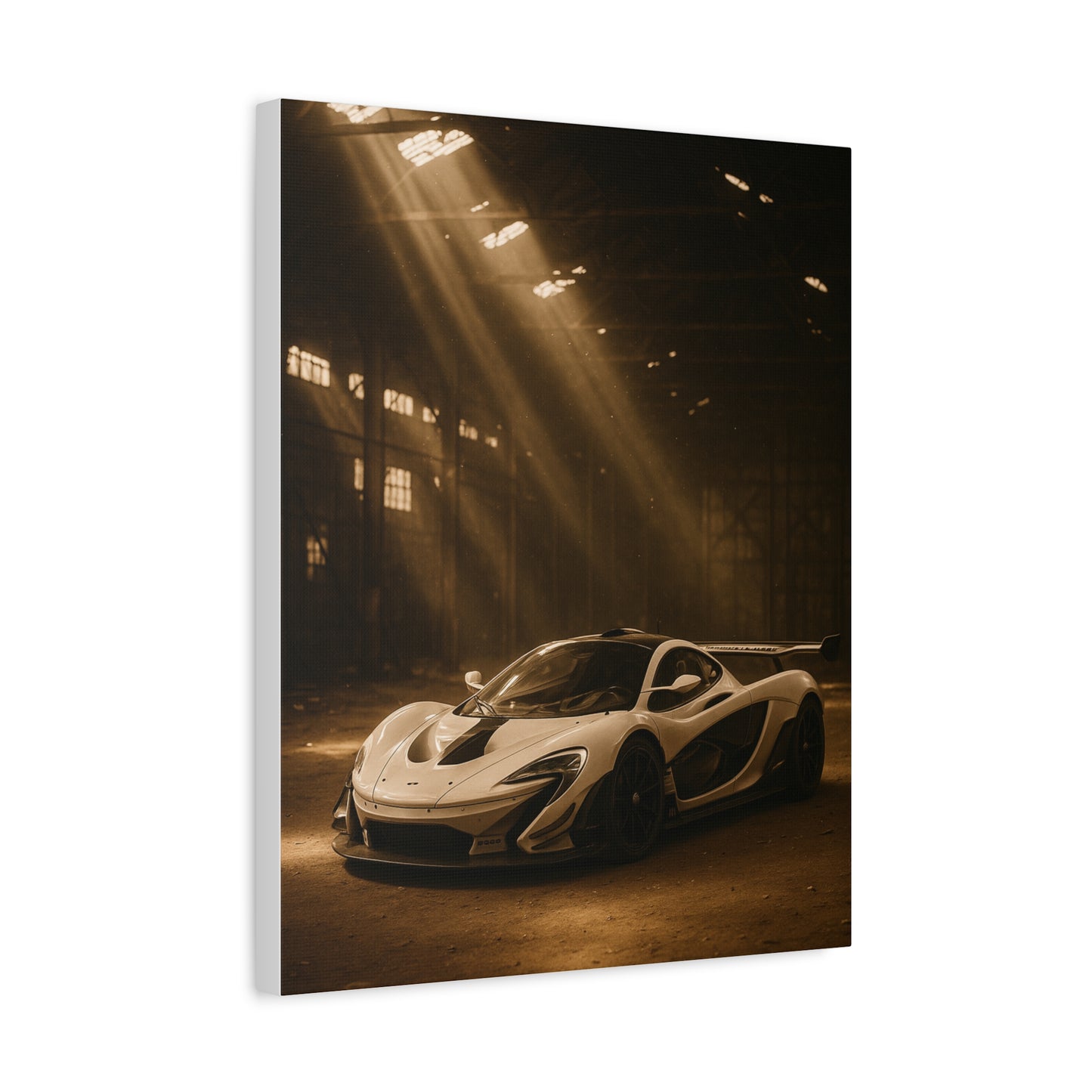 Canvas Print - McLaren 720s Stored Away in a Barn