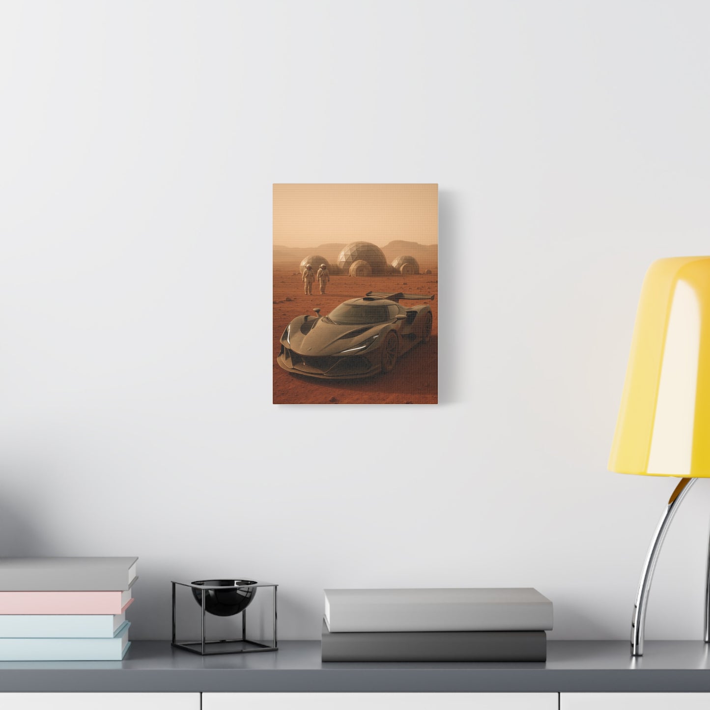 Canvas Wall Art - Apollo IE Mars Compound Scene