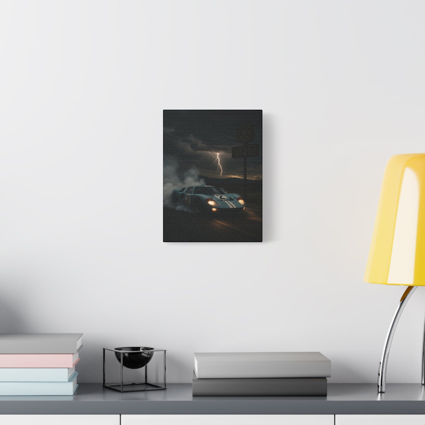 Canvas Print - Ford GT40 Doing a Burnout