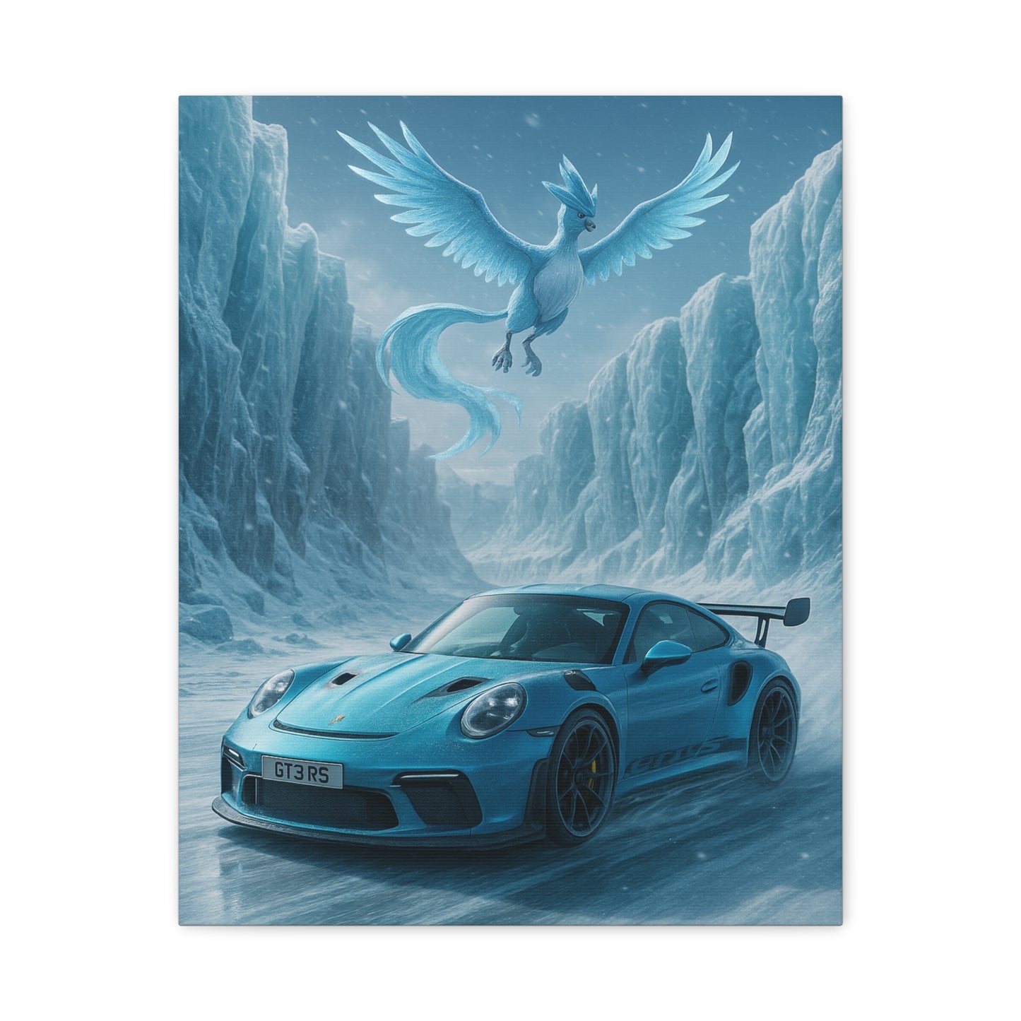 Canvas Print - Porsche on Ice Realm