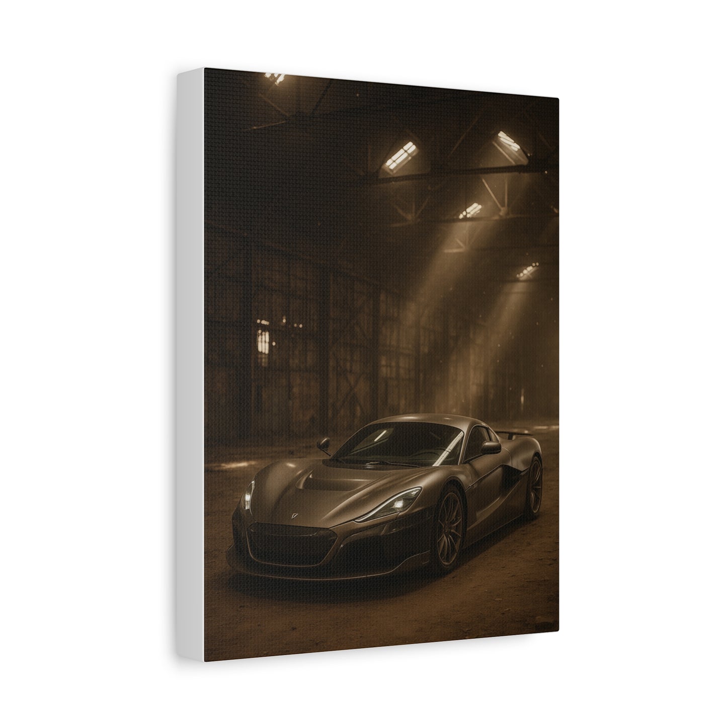Canvas Art - Rimac Nevera in a Dusty Barn