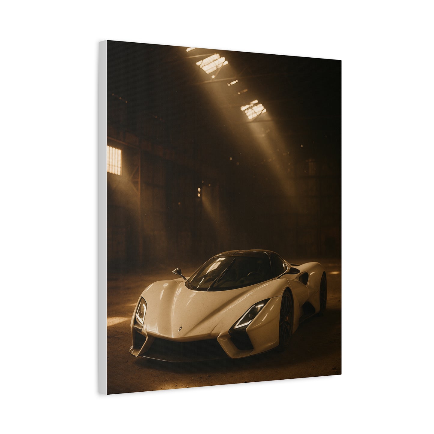 Canvas Print - SSC Tuatara in a dusty barn Wall Art