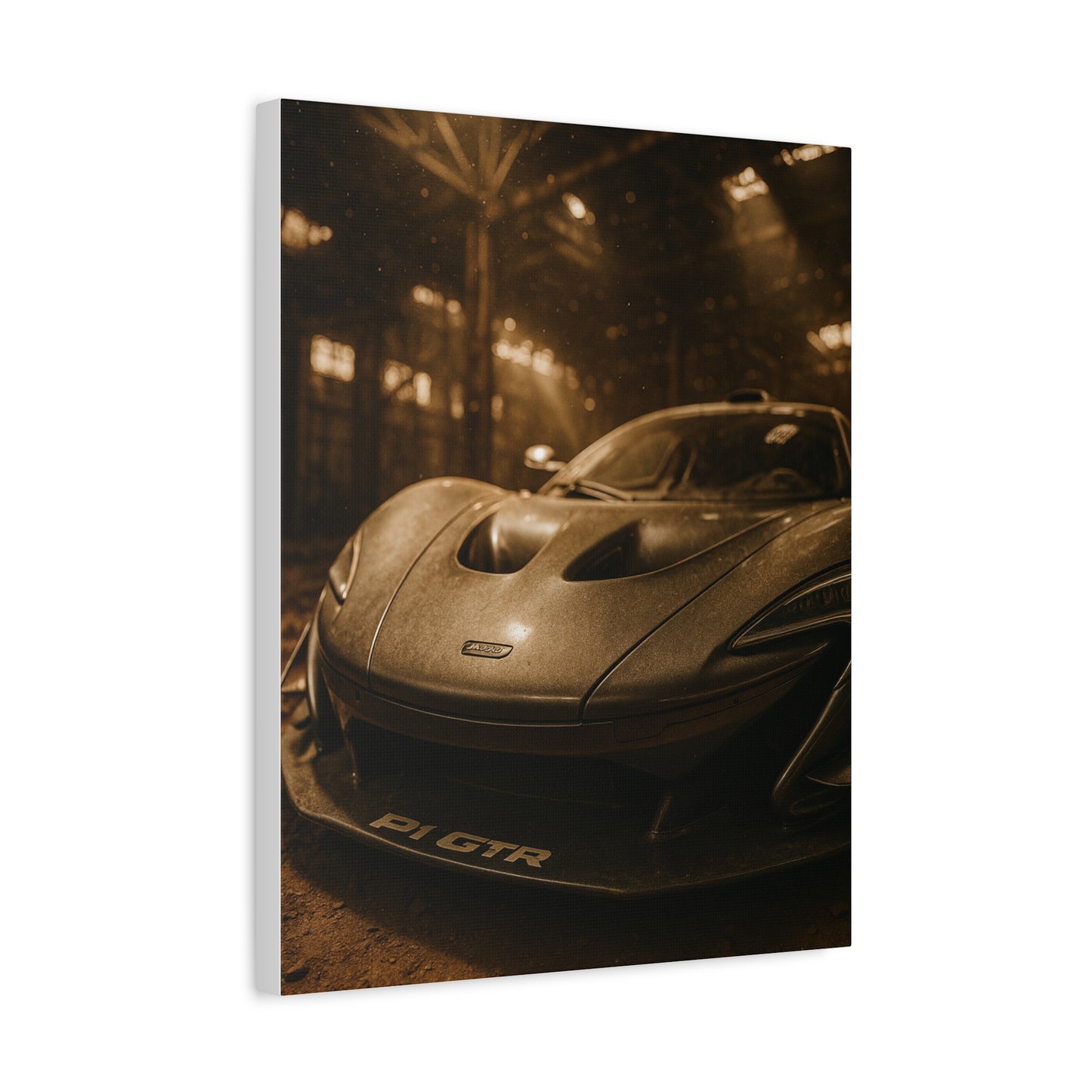 Canvas Print - McLaren 720s Stored Away in a Barn