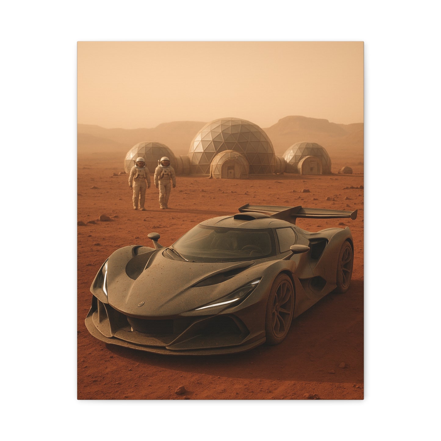 Canvas Wall Art - Apollo IE Mars Compound Scene