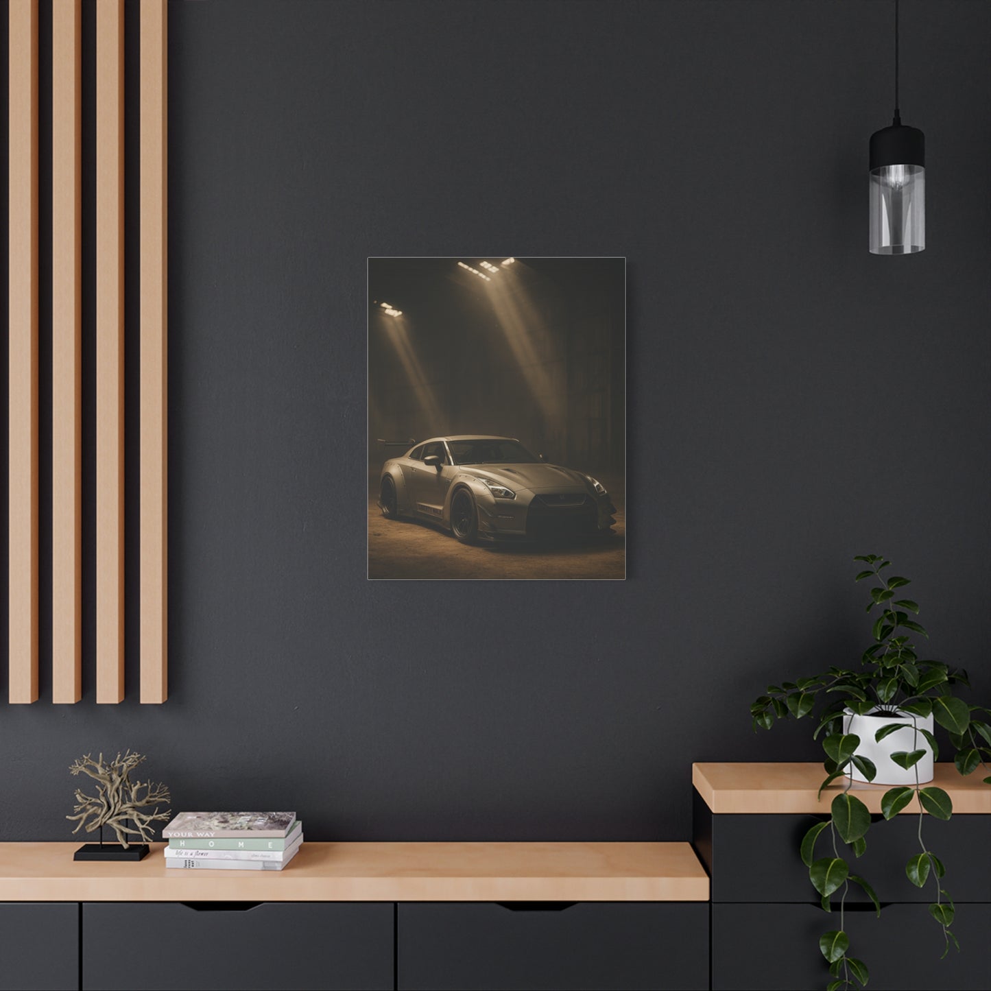 Canvas Print - Nissan GT-R R35 NISMO in a Dusty Barn