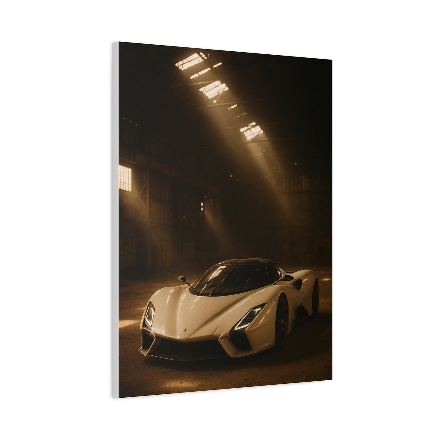 Canvas Print - SSC Tuatara in a dusty barn Wall Art