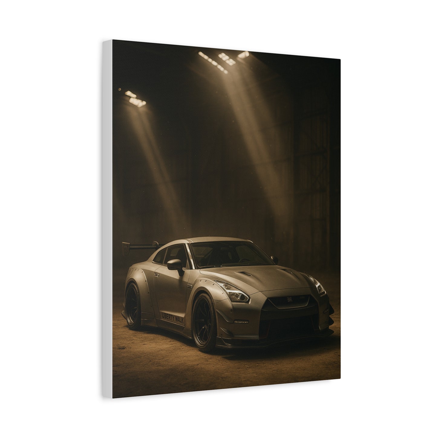 Canvas Print - Nissan GT-R R35 NISMO in a Dusty Barn