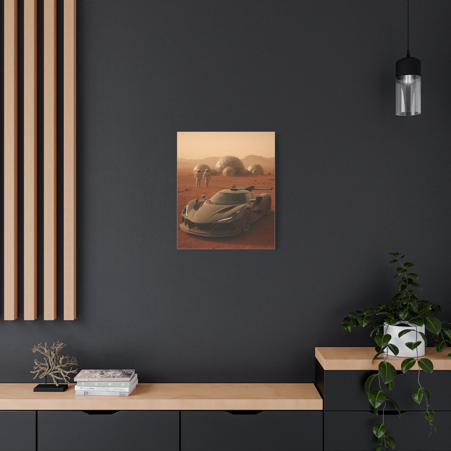 Canvas Wall Art - Apollo IE Mars Compound Scene