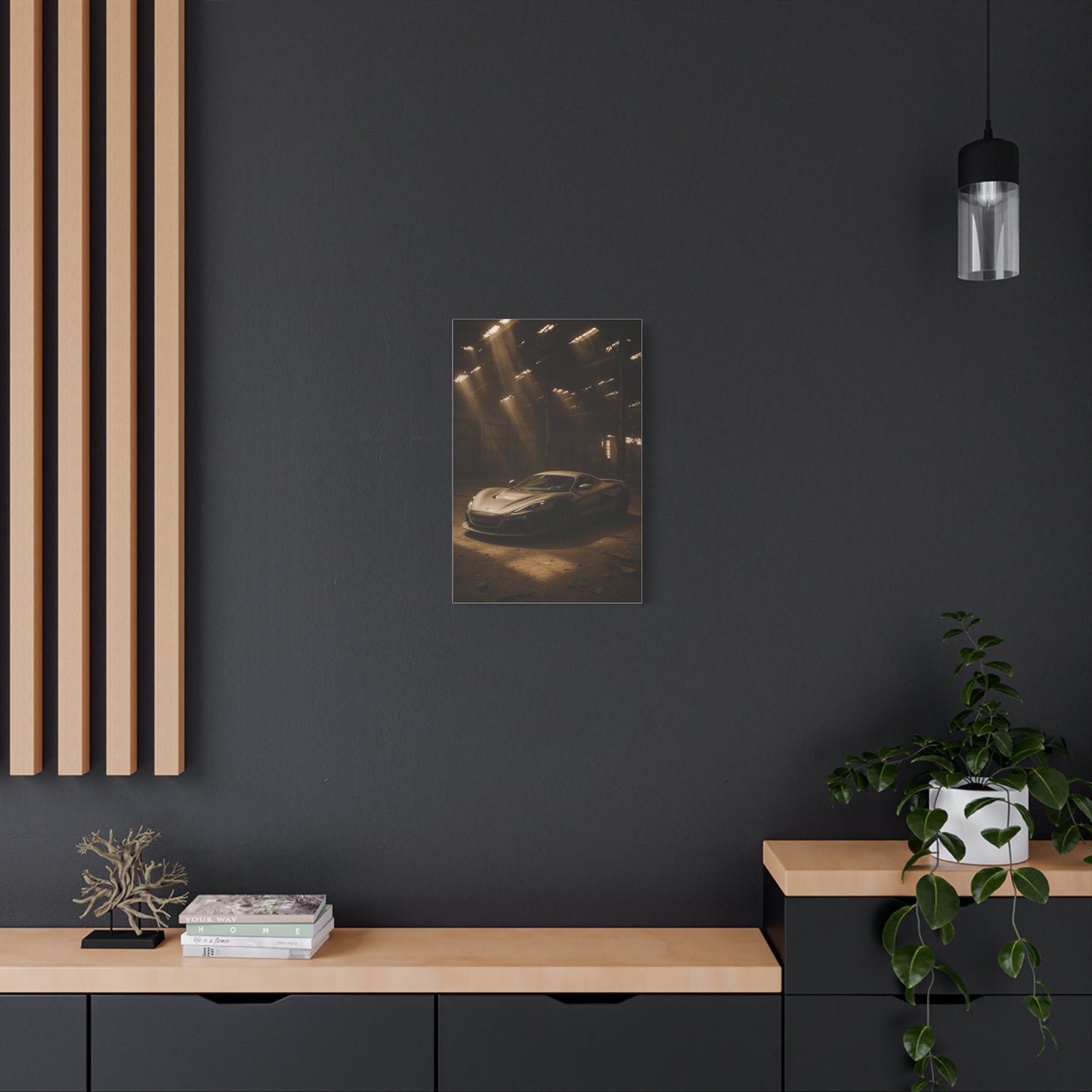 Canvas Art - Rimac Nevera in a Dusty Barn