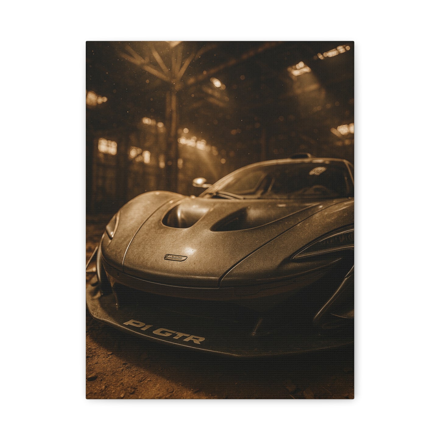 Canvas Print - McLaren 720s Stored Away in a Barn