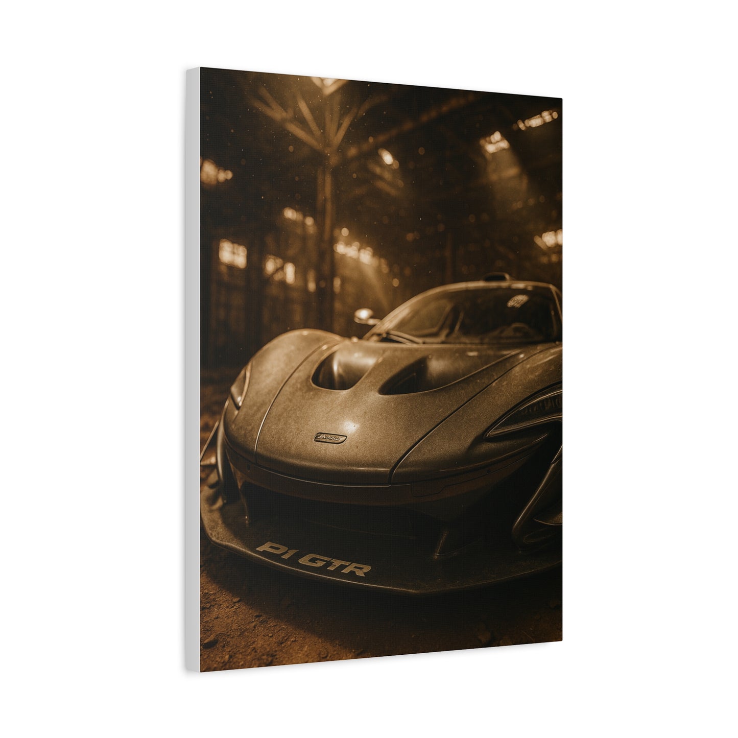 Canvas Print - McLaren 720s Stored Away in a Barn