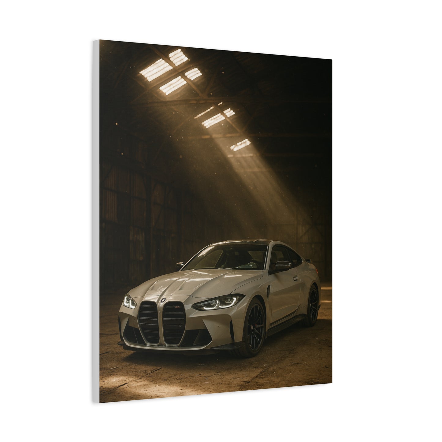 Canvas Print - BMW Stored Away in a Barn