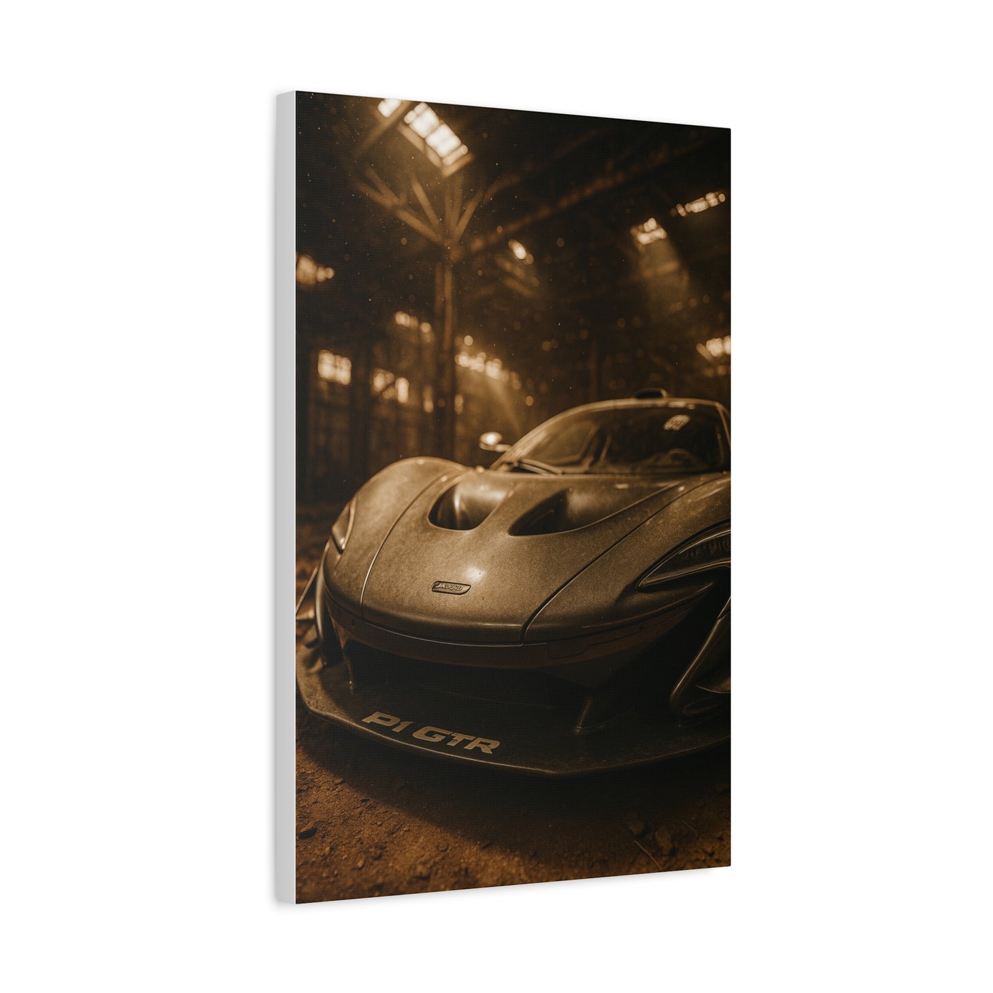 Canvas Print - McLaren 720s Stored Away in a Barn
