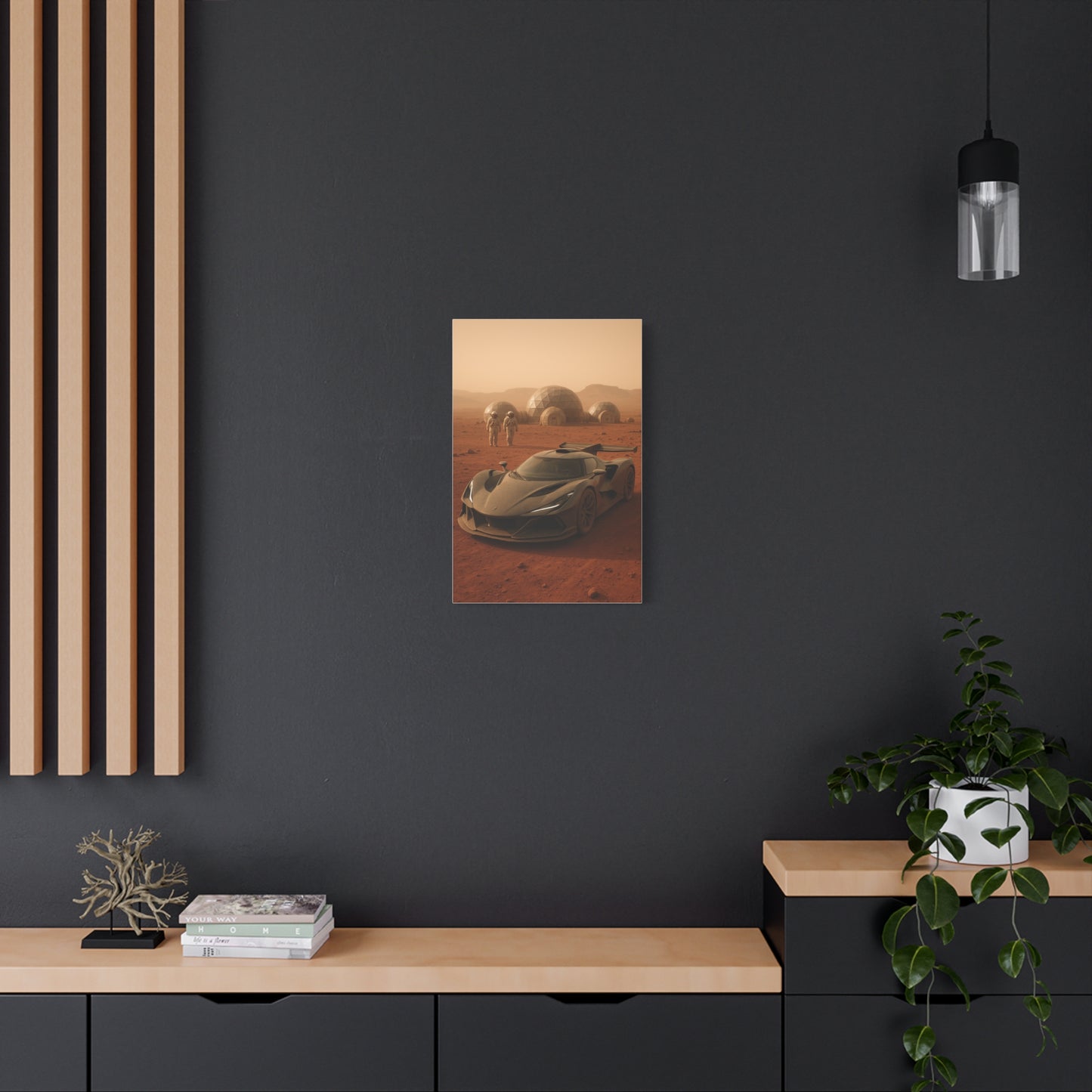 Canvas Wall Art - Apollo IE Mars Compound Scene