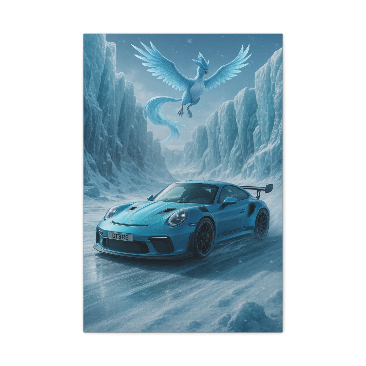 Canvas Print - Porsche on Ice Realm