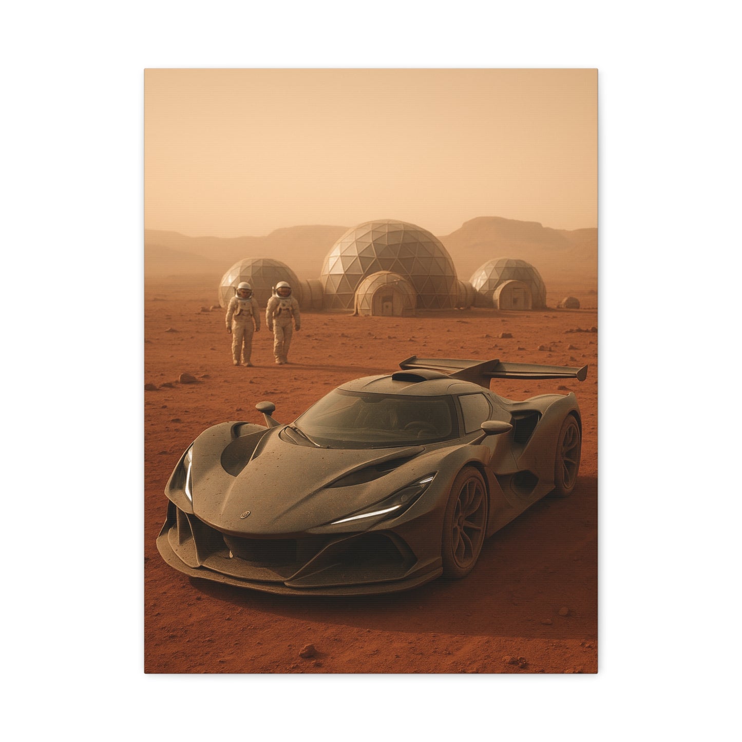 Canvas Wall Art - Apollo IE Mars Compound Scene