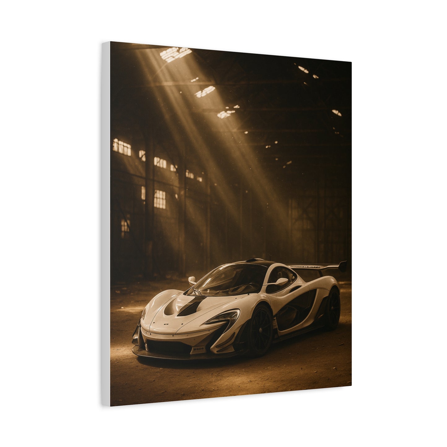 Canvas Print - McLaren 720s Stored Away in a Barn