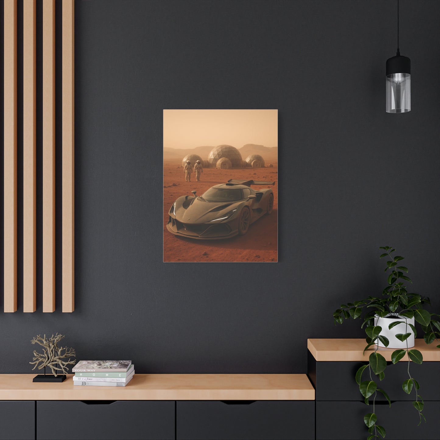 Canvas Wall Art - Apollo IE Mars Compound Scene