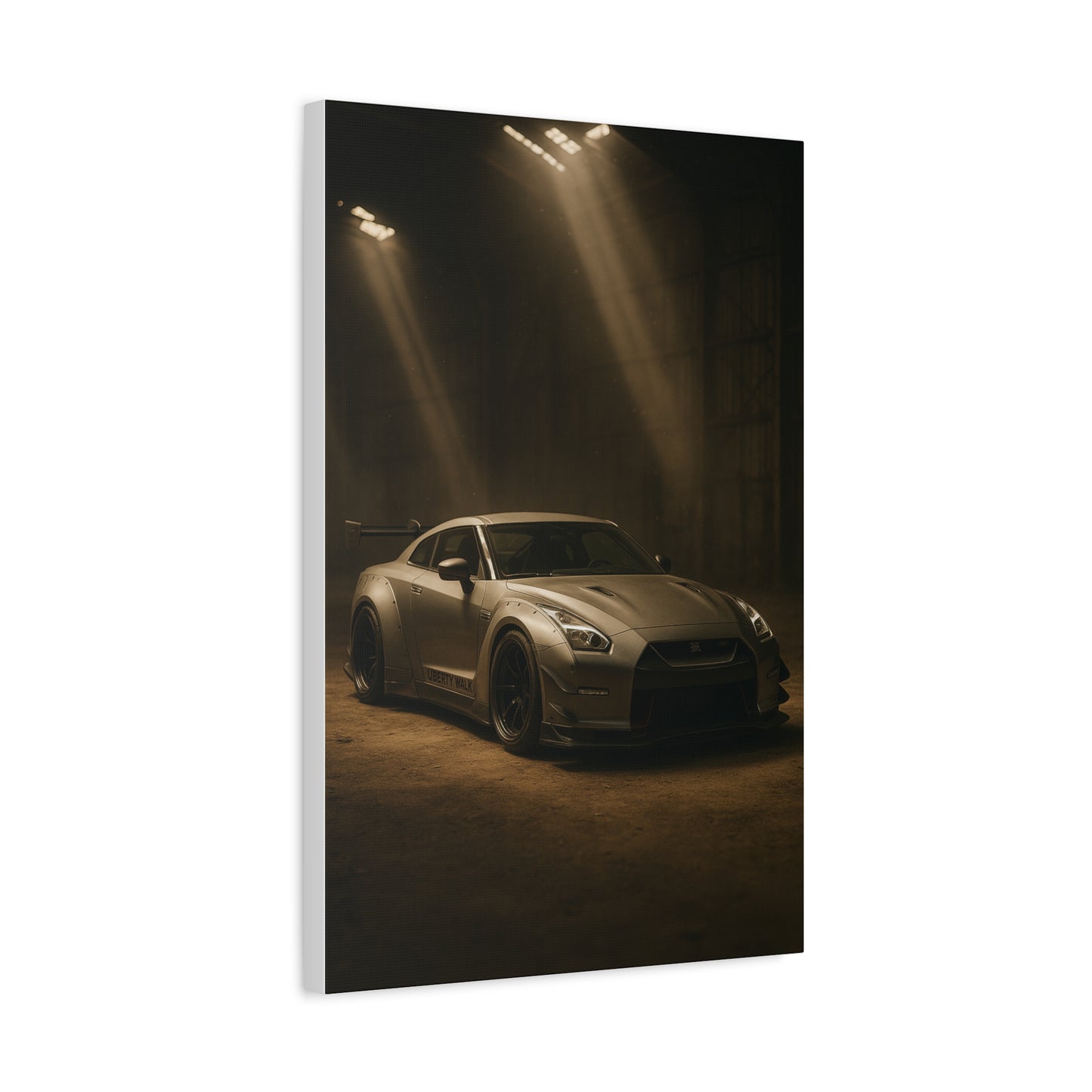 Canvas Print - Nissan GT-R R35 NISMO in a Dusty Barn