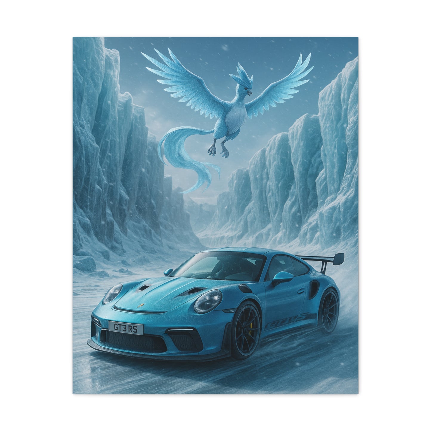 Canvas Print - Porsche on Ice Realm