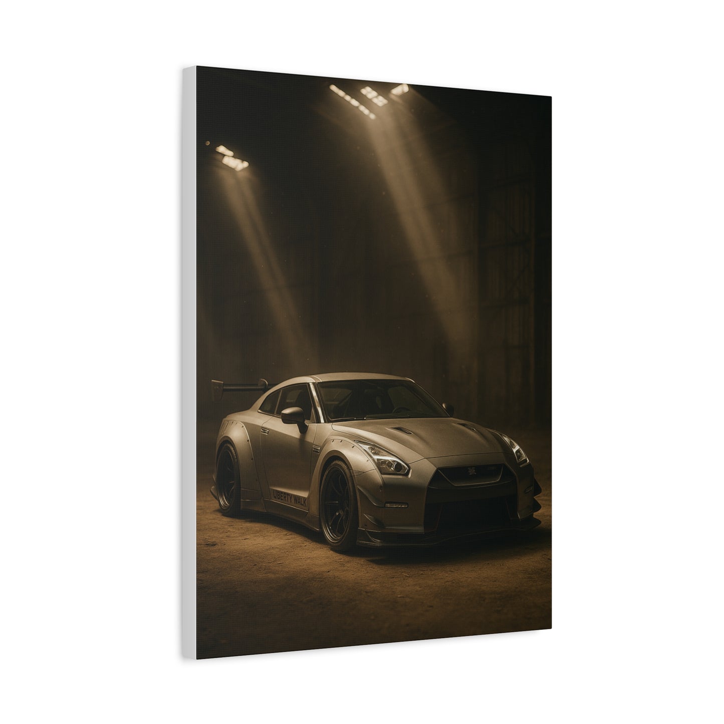 Canvas Print - Nissan GT-R R35 NISMO in a Dusty Barn