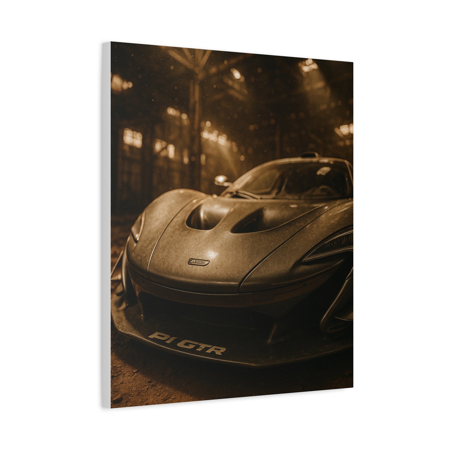 Canvas Print - McLaren 720s Stored Away in a Barn