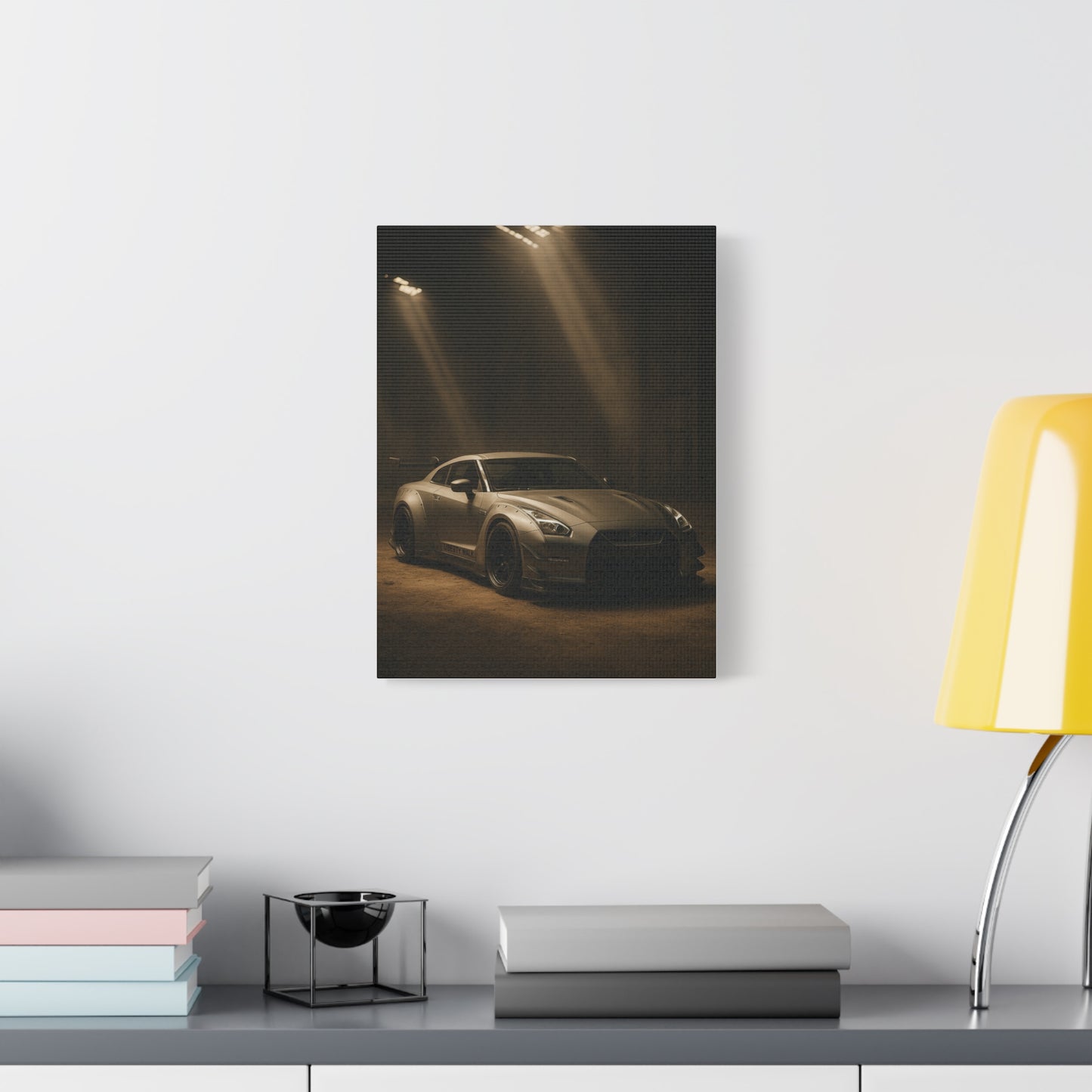 Canvas Print - Nissan GT-R R35 NISMO in a Dusty Barn