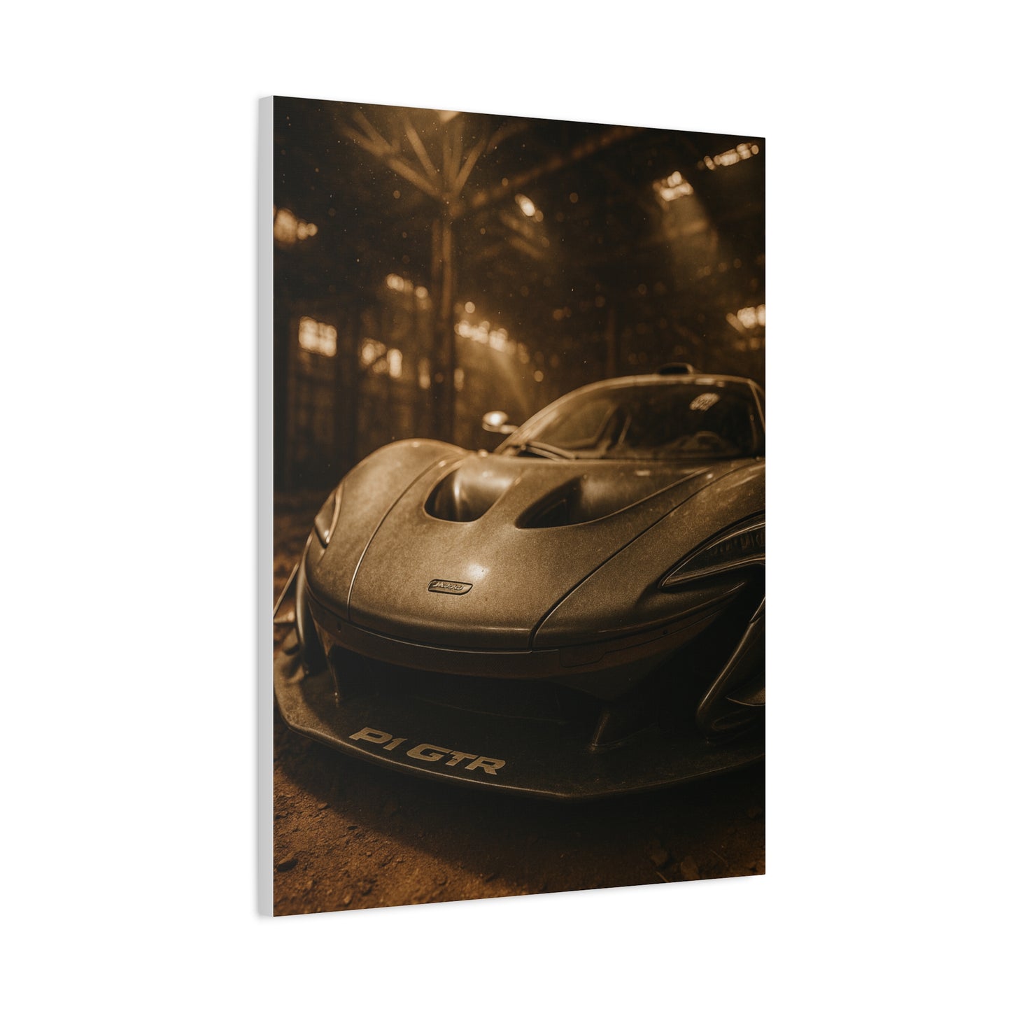 Canvas Print - McLaren 720s Stored Away in a Barn