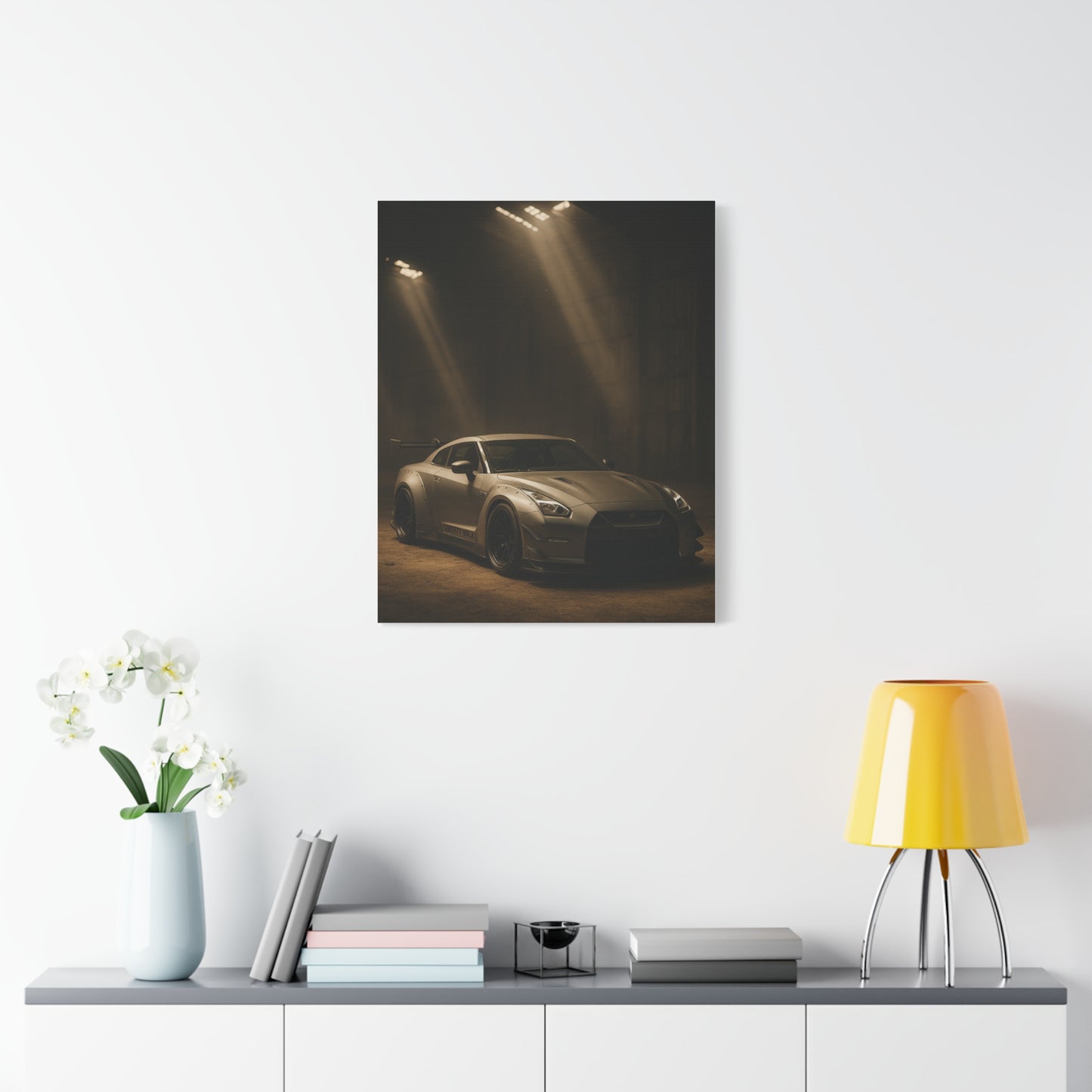Canvas Print - Nissan GT-R R35 NISMO in a Dusty Barn