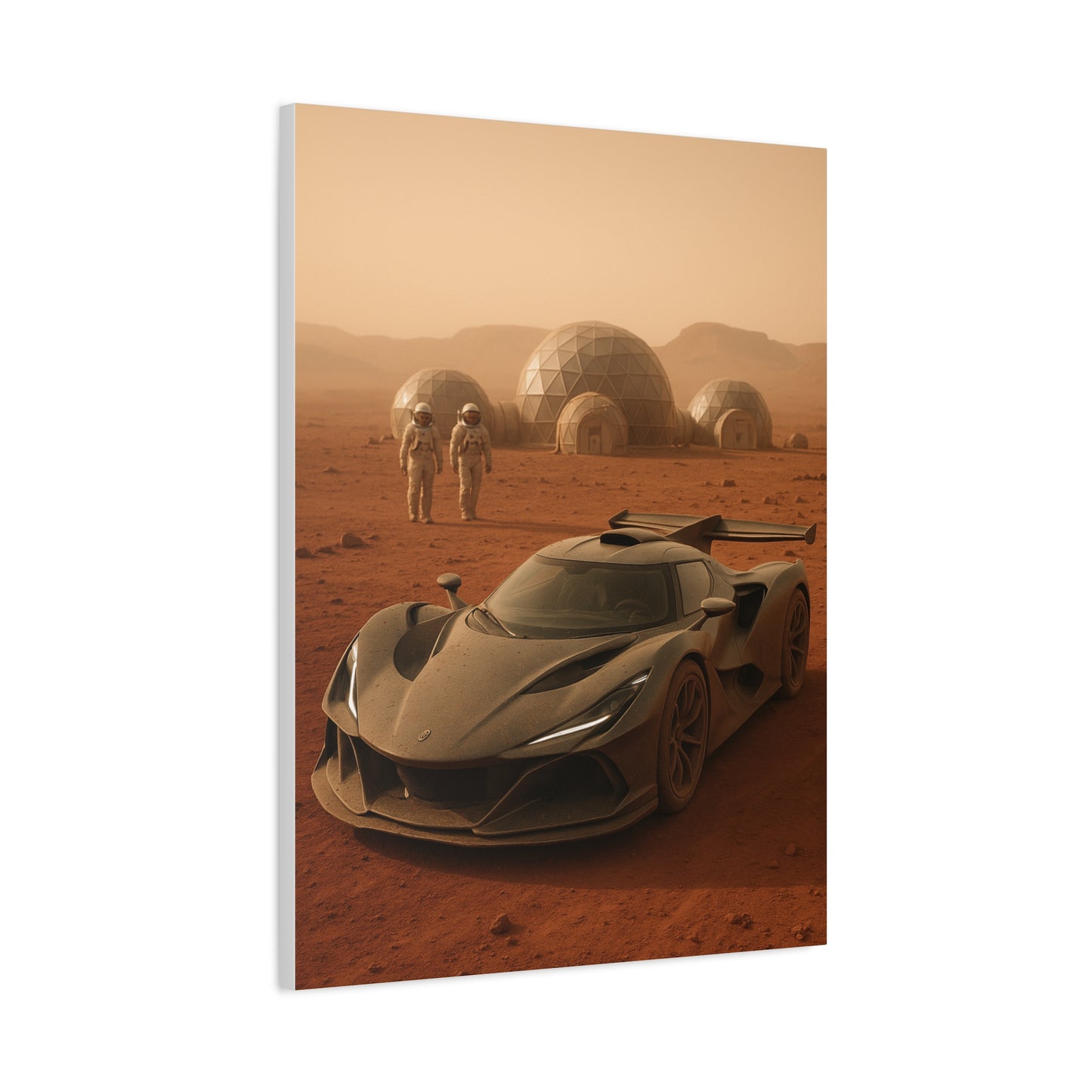Canvas Wall Art - Apollo IE Mars Compound Scene