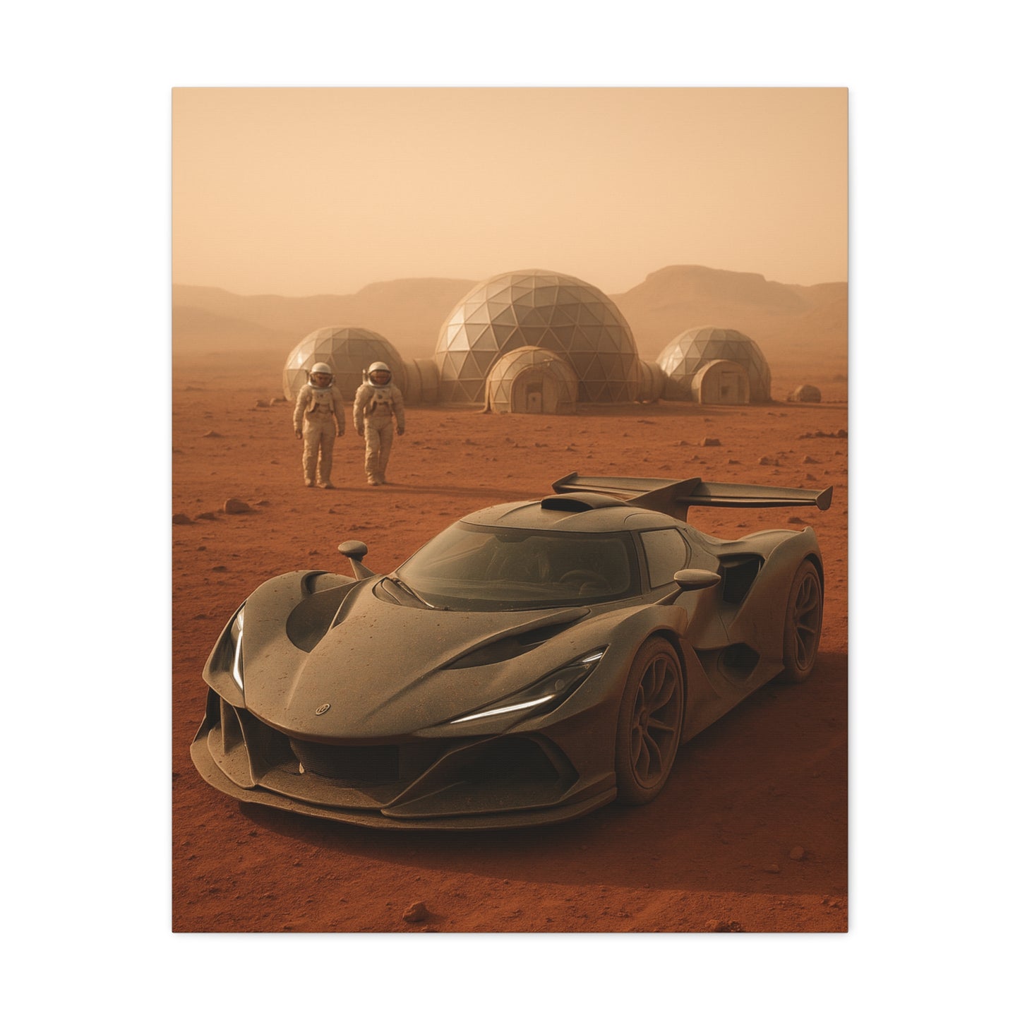 Canvas Wall Art - Apollo IE Mars Compound Scene