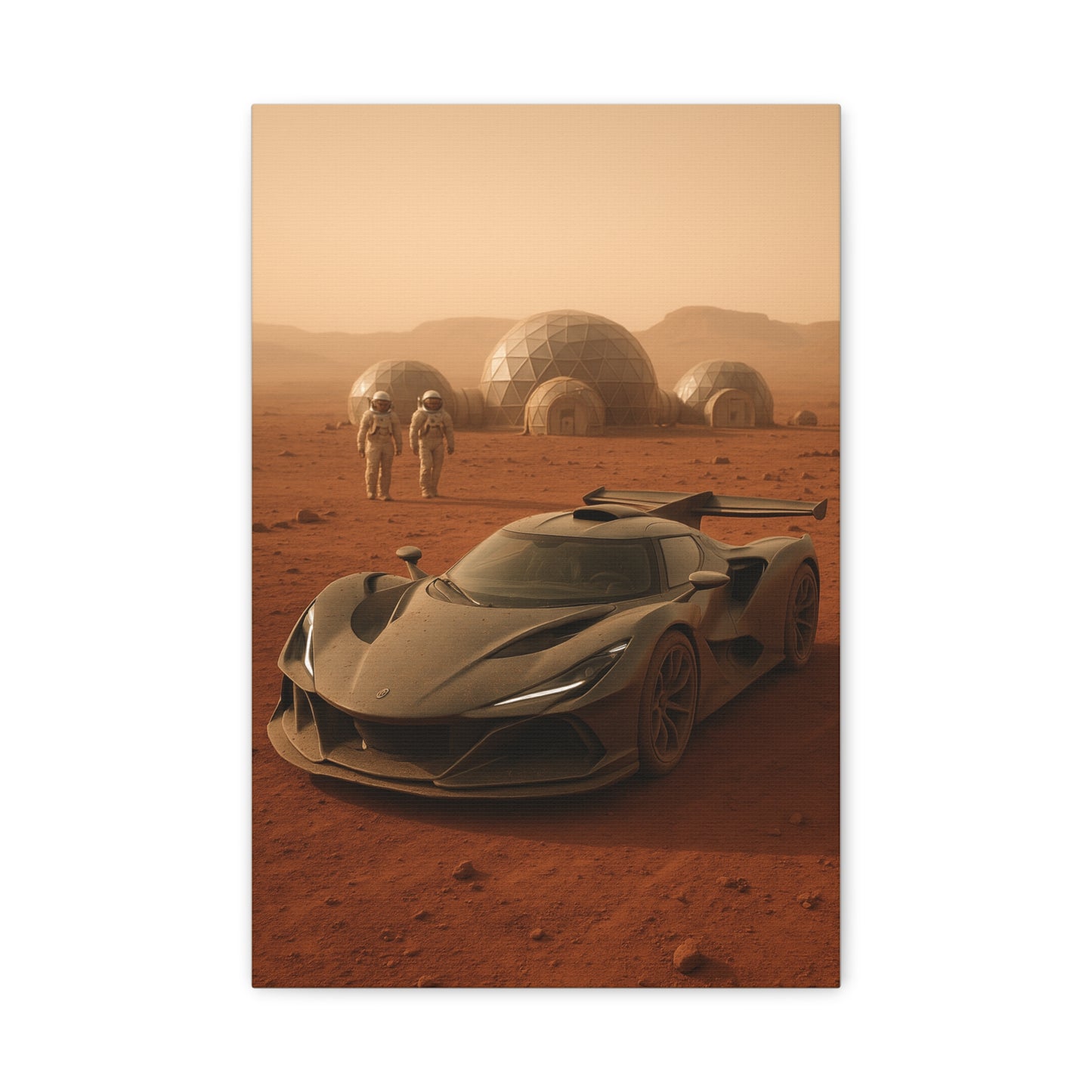 Canvas Wall Art - Apollo IE Mars Compound Scene