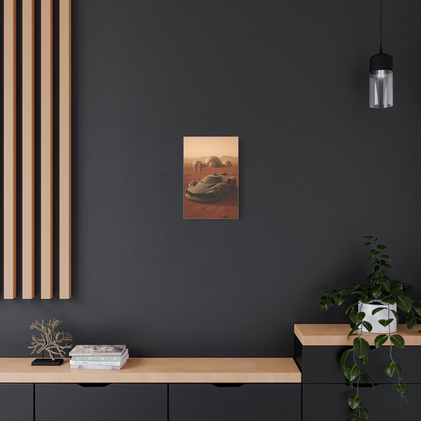 Canvas Wall Art - Apollo IE Mars Compound Scene