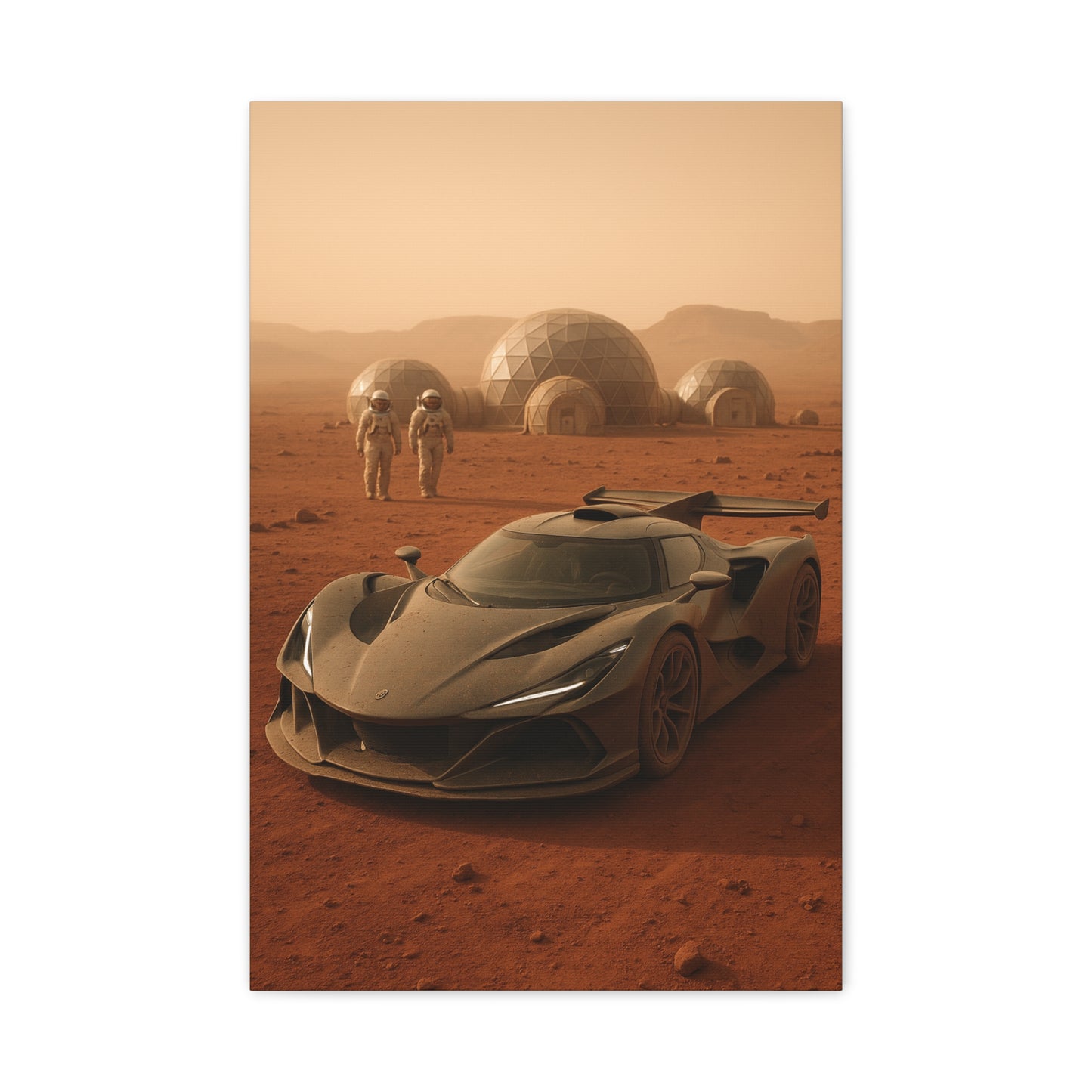Canvas Wall Art - Apollo IE Mars Compound Scene