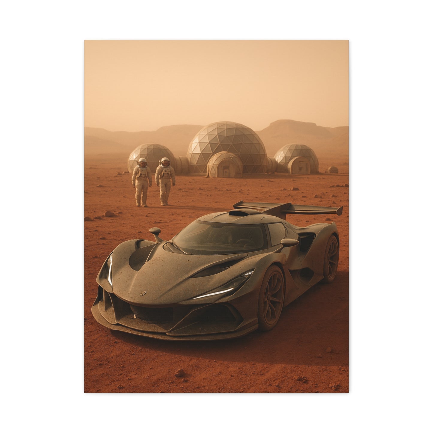 Canvas Wall Art - Apollo IE Mars Compound Scene