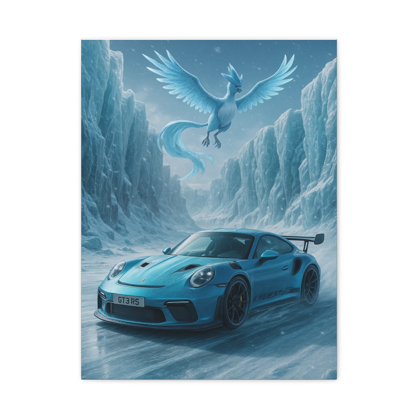 Canvas Print - Porsche on Ice Realm