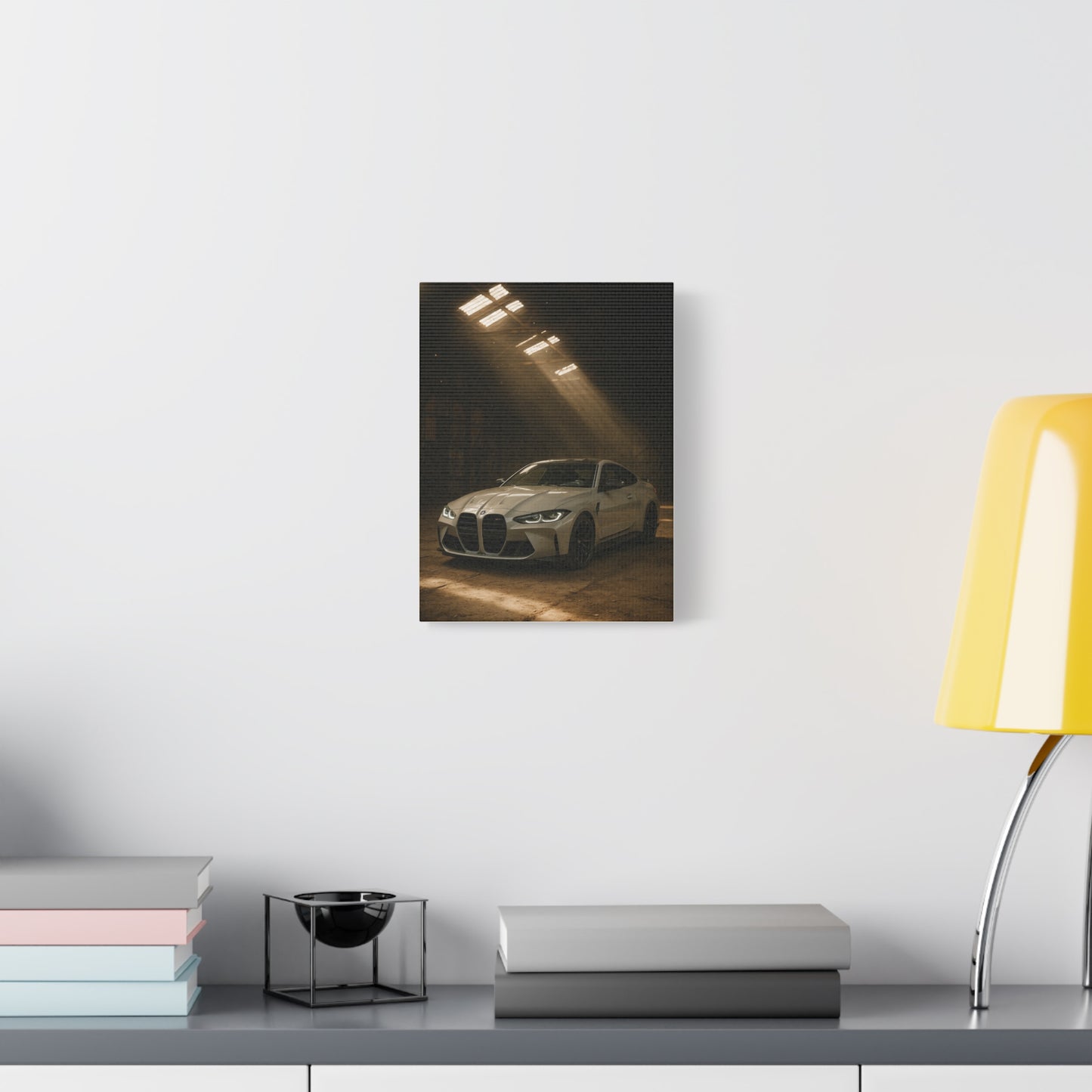 Canvas Print - BMW Stored Away in a Barn