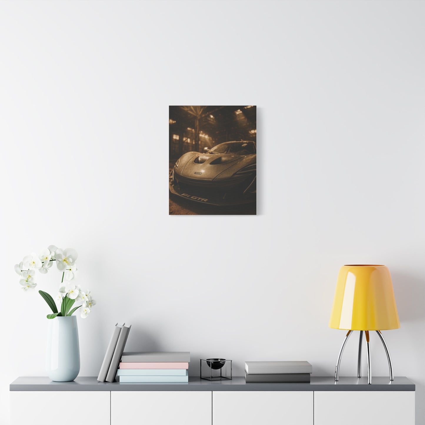Canvas Print - McLaren 720s Stored Away in a Barn